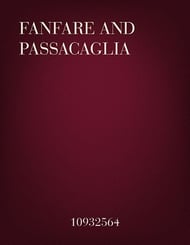 Fanfare and Passacaglia on Westminster Abbey Organ sheet music cover Thumbnail